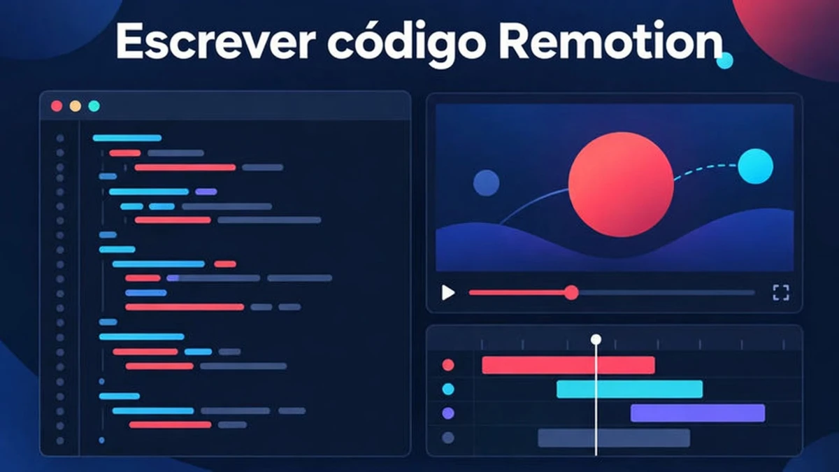 Escreva você mesmo o código Remotion: um componente React recebe um número de quadro e desenha um quadro da animação