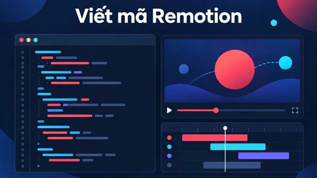 Tự viết mã Remotion: một component React nhận số khung hình và vẽ một khung hình của hoạt ảnh