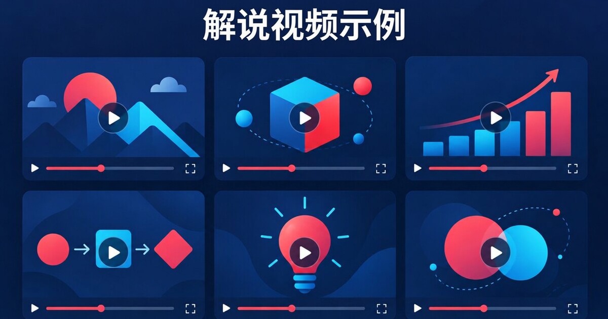 封面： 讲解视频案例：12 个视频按结构拆解