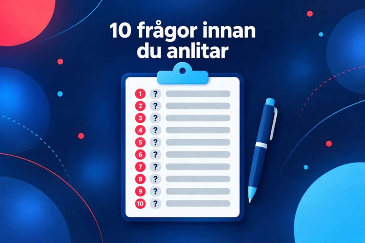 Skrivplatta med 10 frågor att ställa innan du anlitar ett produktionsbolag för förklaringsvideor