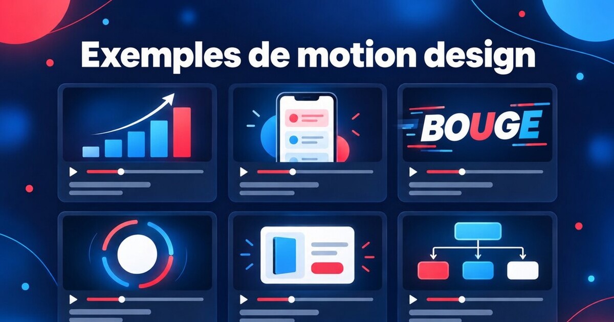 Couverture : Exemples de motion design : des vidéos assistées par IA, classées selon leur rôle