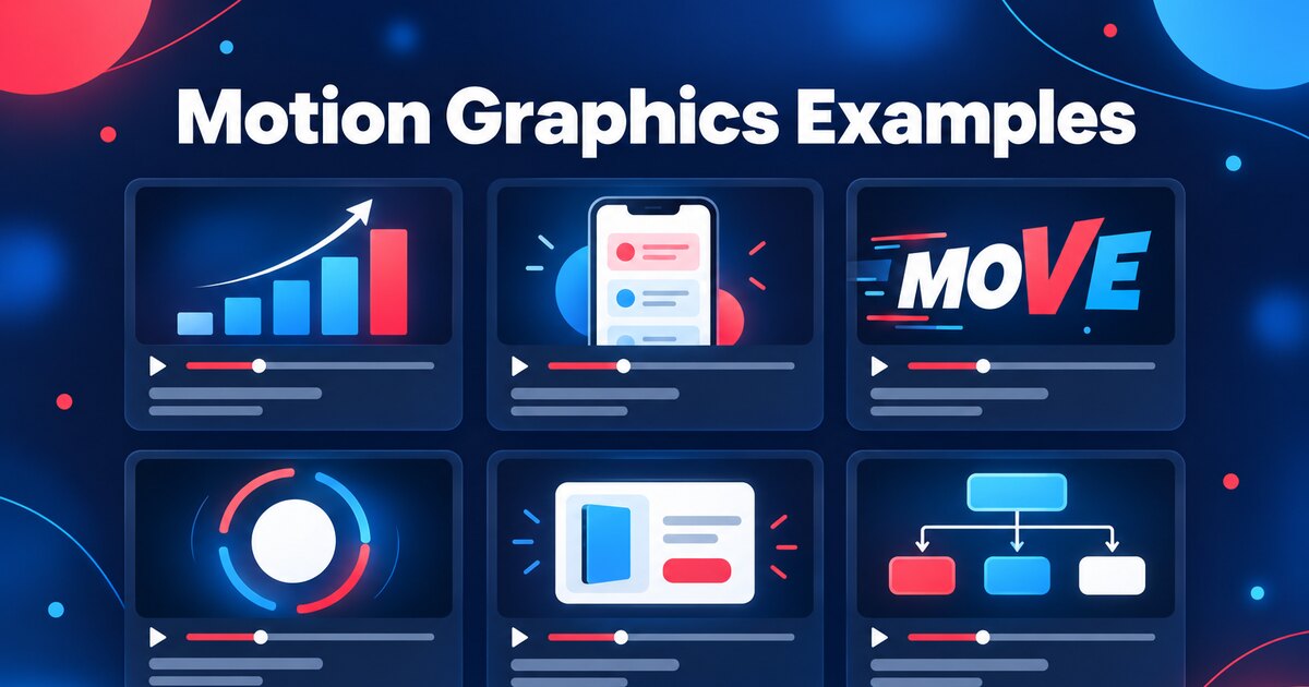 Cover: Motion Graphics Examples: AI-Assisted Videos Sorted by What They Do