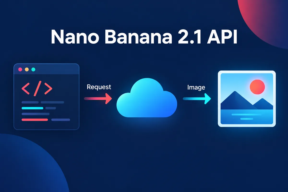 Concept diagram of an application sending a prompt and reference images to an image model API and receiving a generated image