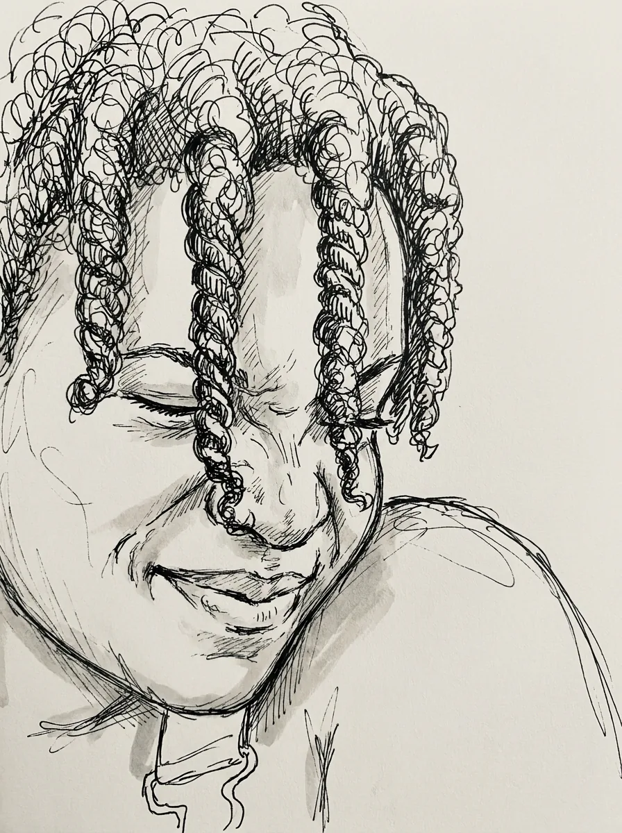 תוצאה שנוצרה עם התבנית ציור דודל