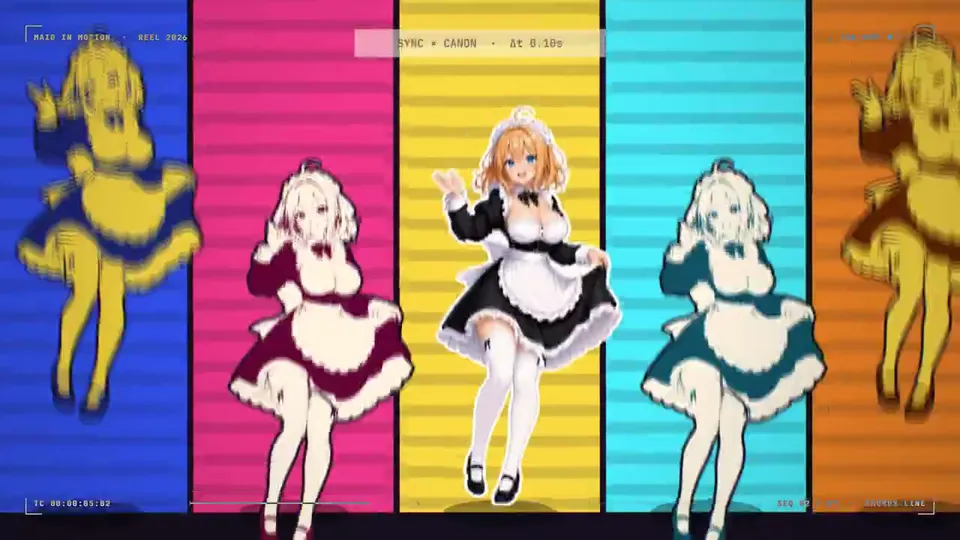 2D Character Dance Showreel, Original video