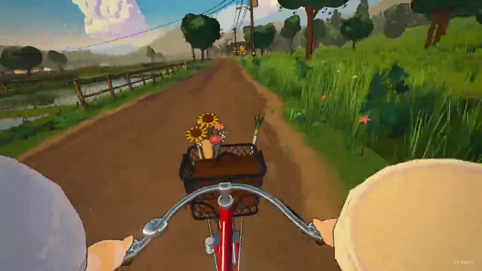 3D Countryside Cycling Film, Original video