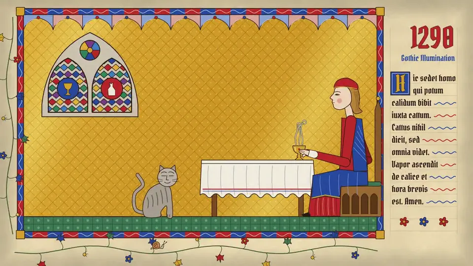 Art History Speedrun (One Scene Redrawn Across Eras), Original video