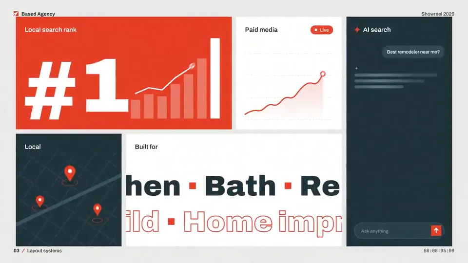 Modular Layouts and Oversized Type Showreel, Original video