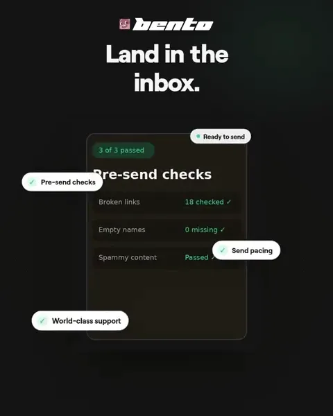 Product ad: checklist + UI wall, Original video
