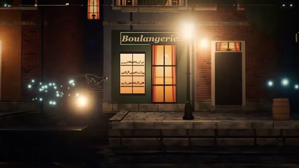 Moonlit Canal Stroll (Sideways Tracking + Game UI), Original video