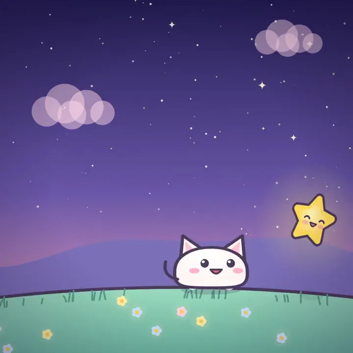 Cute Creature Night Story, Original video