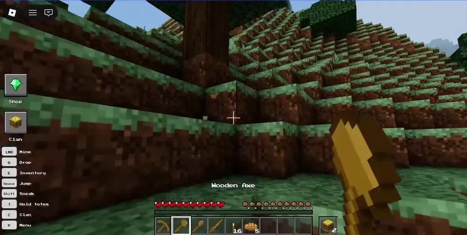 First-Person Blocky Survival Gameplay Trailer, Original video