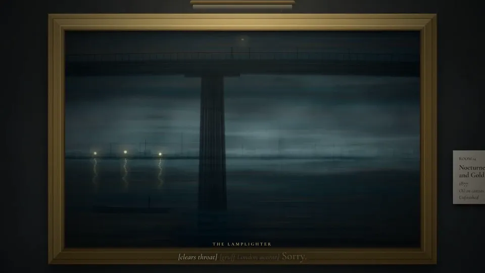 Blue and Gold Nocturne in a Frame, Original video