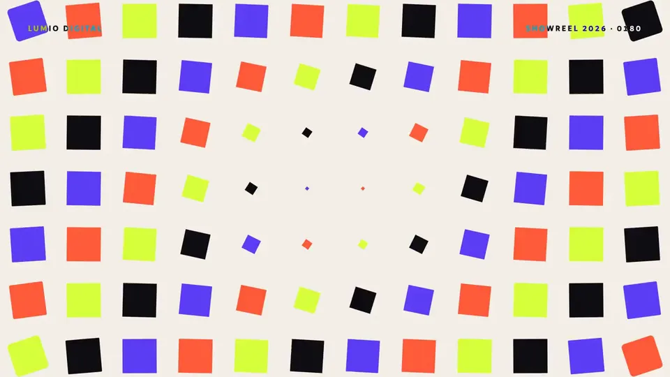 Bold Typography and Dot-Grid Reel, Original video