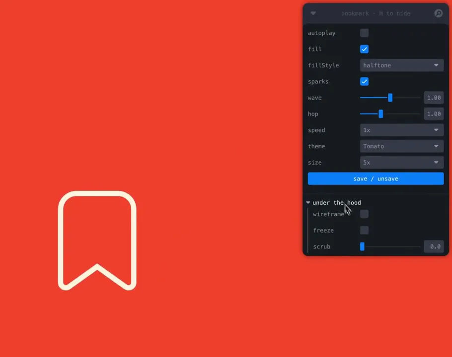 Micro-interaction + Debug Panel Demo, Original video