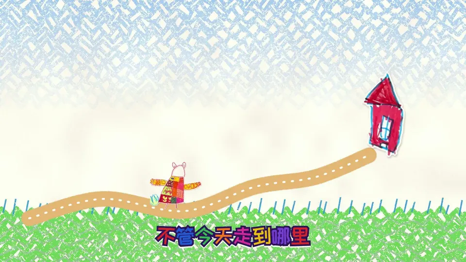Crayon Collage Music Video, Original video