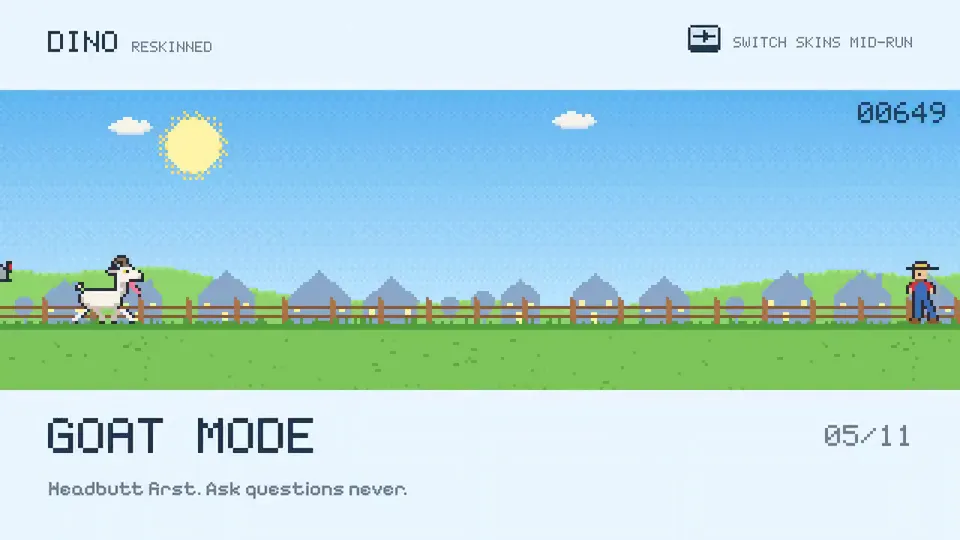 Pixel Runner Reskin Video, Original video