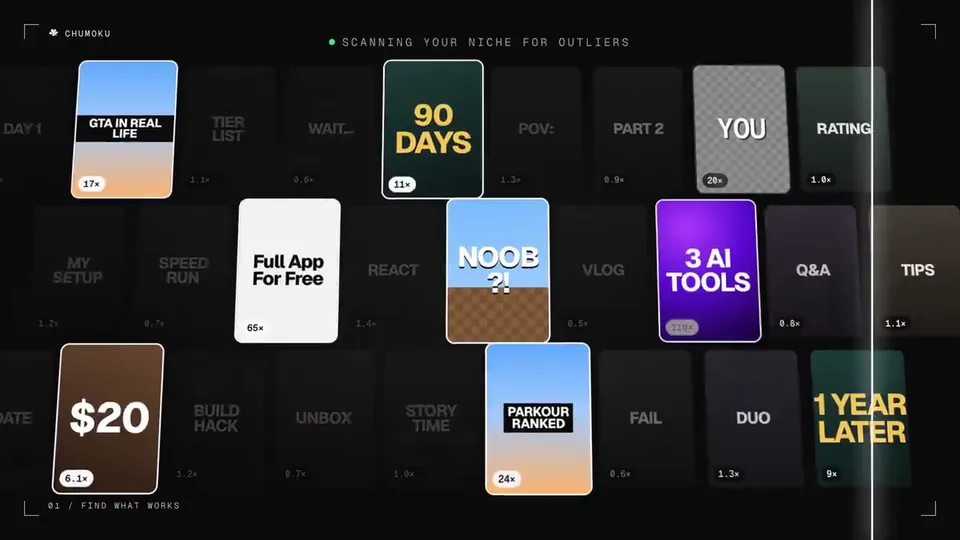 Dark Product Promo (10 Seconds, Card-Wall Scan), Original video