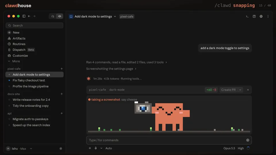Pixel State Showcase, Original video