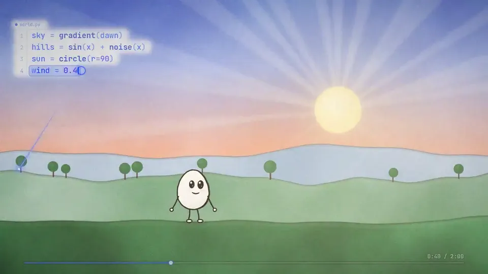 Egg Progress Run, Original video