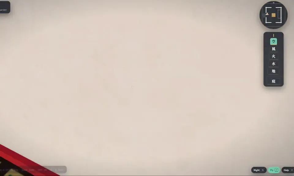 Explorable low-poly scene, Original video