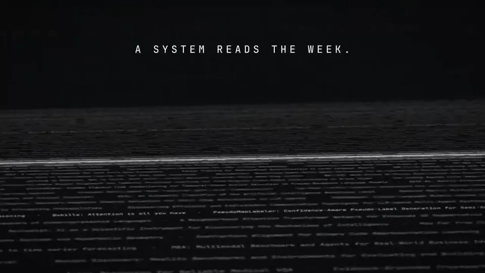 Faint Research Paper Titles Frame a Stat, Original video