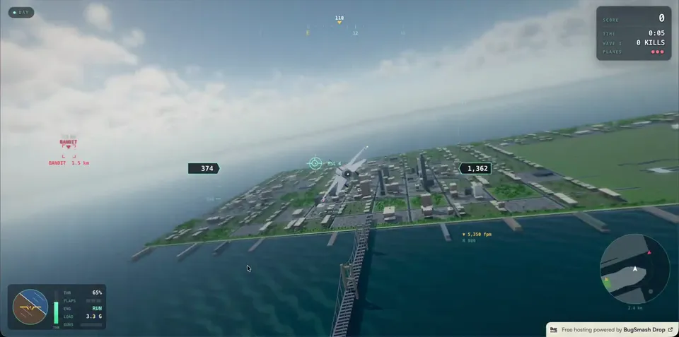 Waterfront City Flight Film, Original video