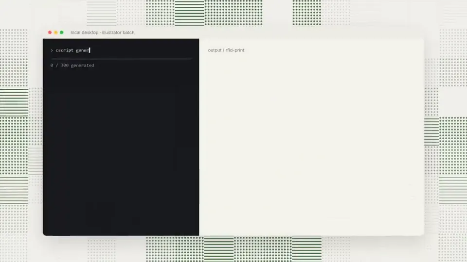Print Cards Kinetic Explainer, Original video