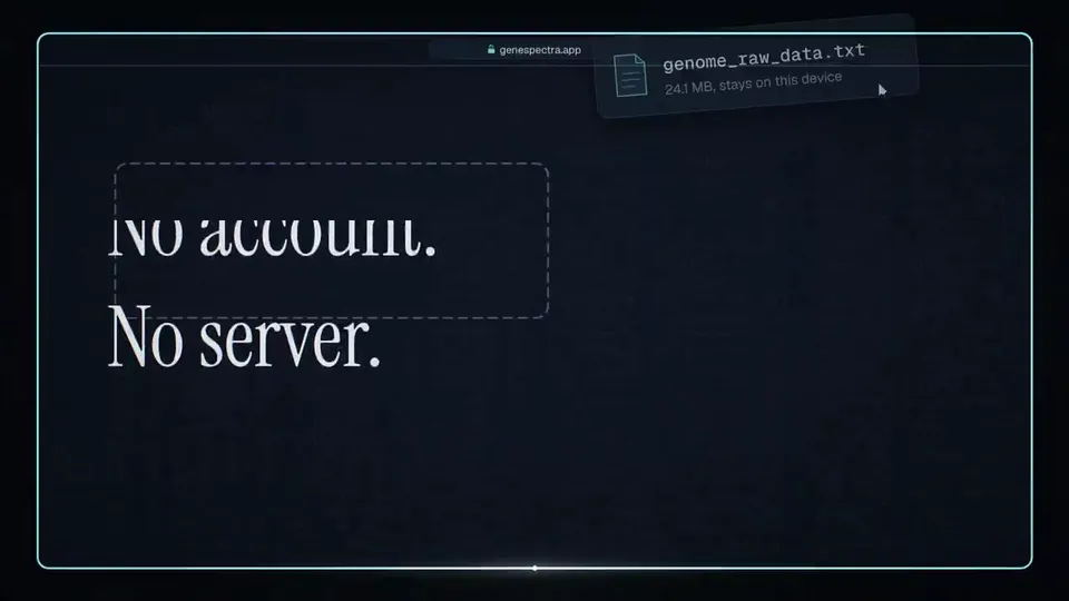 Browser-based private data promo, Original video
