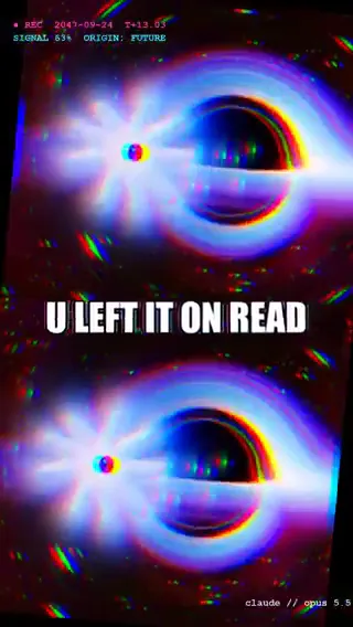 Vertical Glitch Transmission Caption Film, Original video