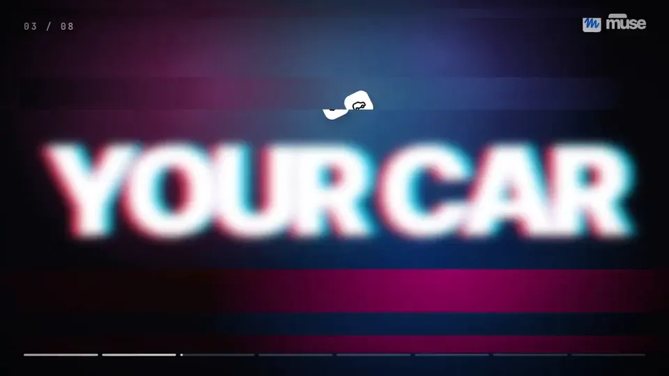 Glitch Typography and Gradient Statistics Launch Film, Original video