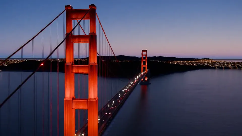 Dusk Suspension Bridge Flythrough, Original video