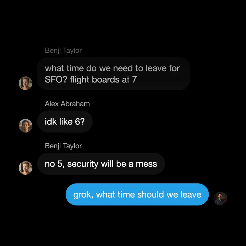 Genmotion, Grok chat announcement video