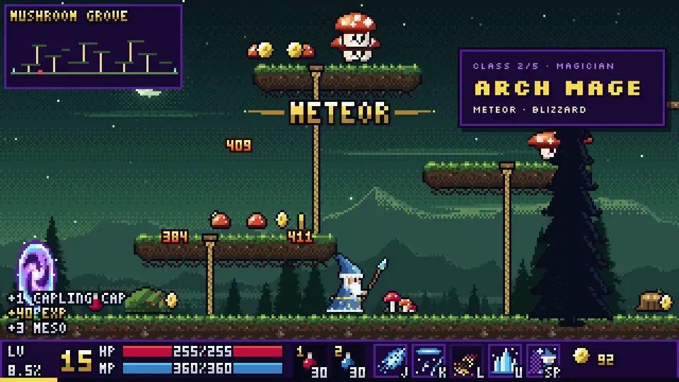 Hollow Crown Pixel Rpg Trailer with a Boss Fight, Original video