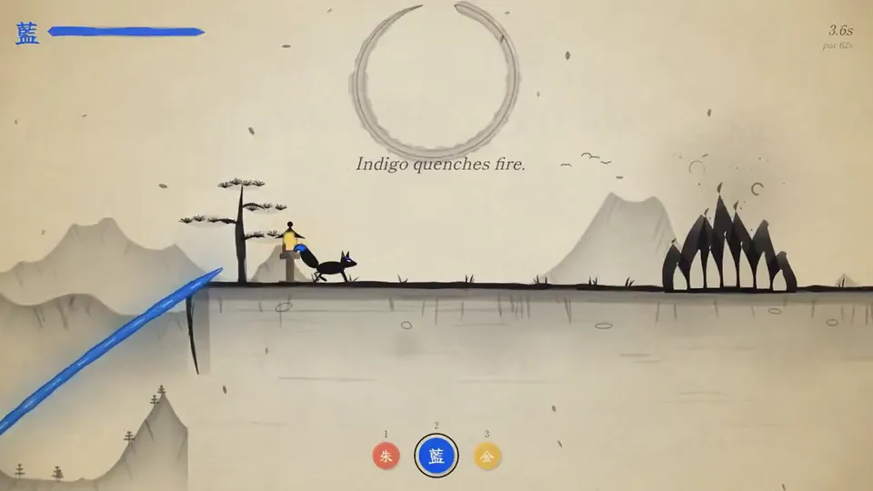 Ink-Wash Side-Scrolling Runner (Ink-Wash Runner), Original video