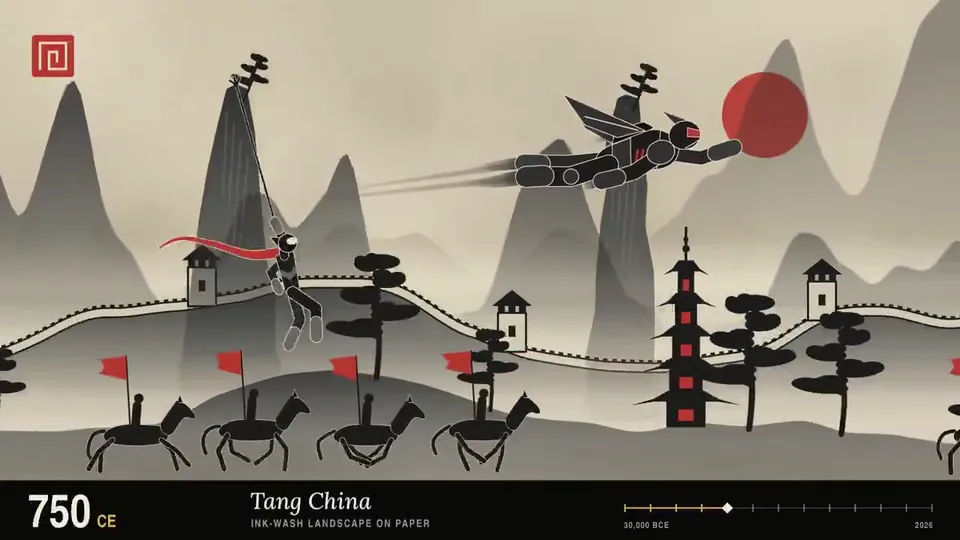 Through the Ages Flythrough, Original video