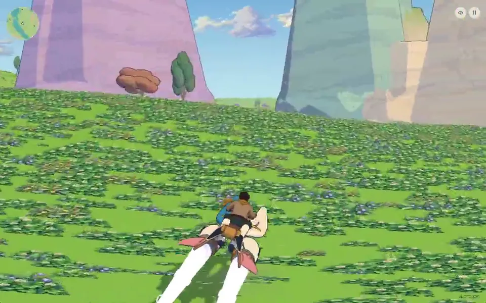 Cel-Shaded Riding Flythrough, Original video