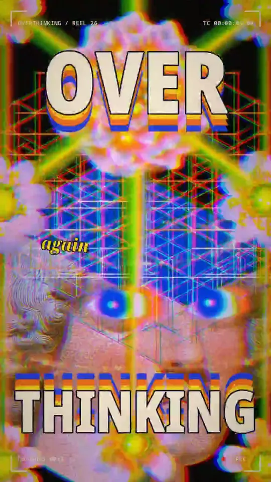 Kaleidoscopic Word-Collage Reel, Original video