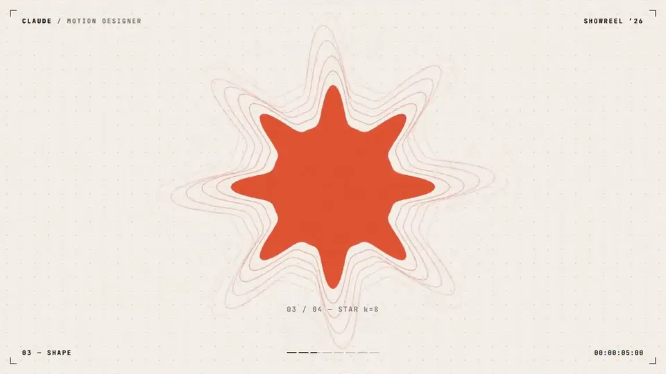Motion Design Showreel, Original video