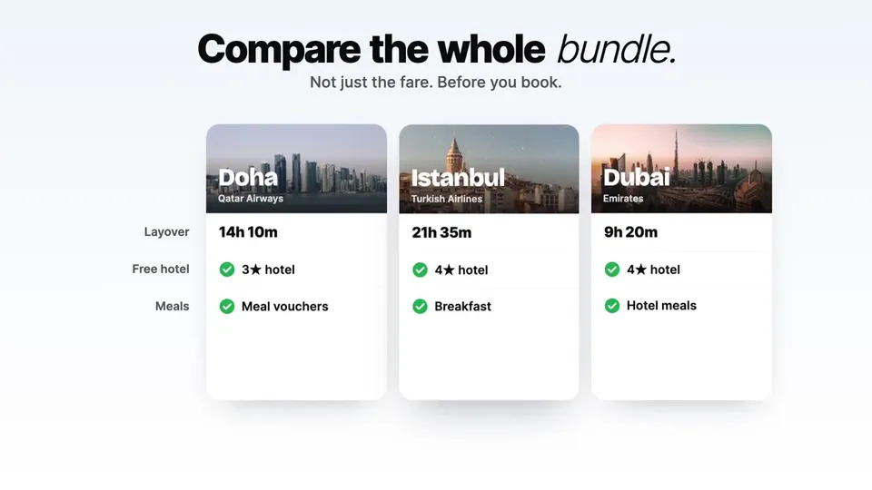 30-Second Launch Films for Perks and Stopover Benefits, Original video
