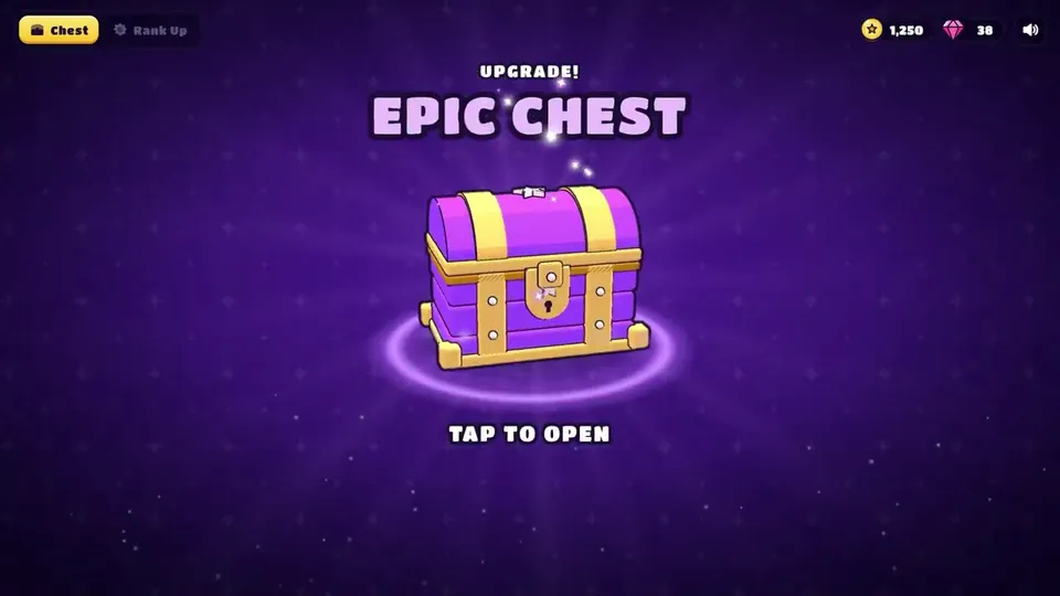 Legendary Chest Bursts Open in a Game Reward, Original video