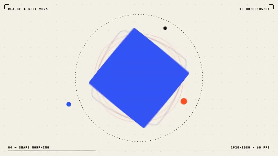 Particle and Text Ring Showreel, Original video