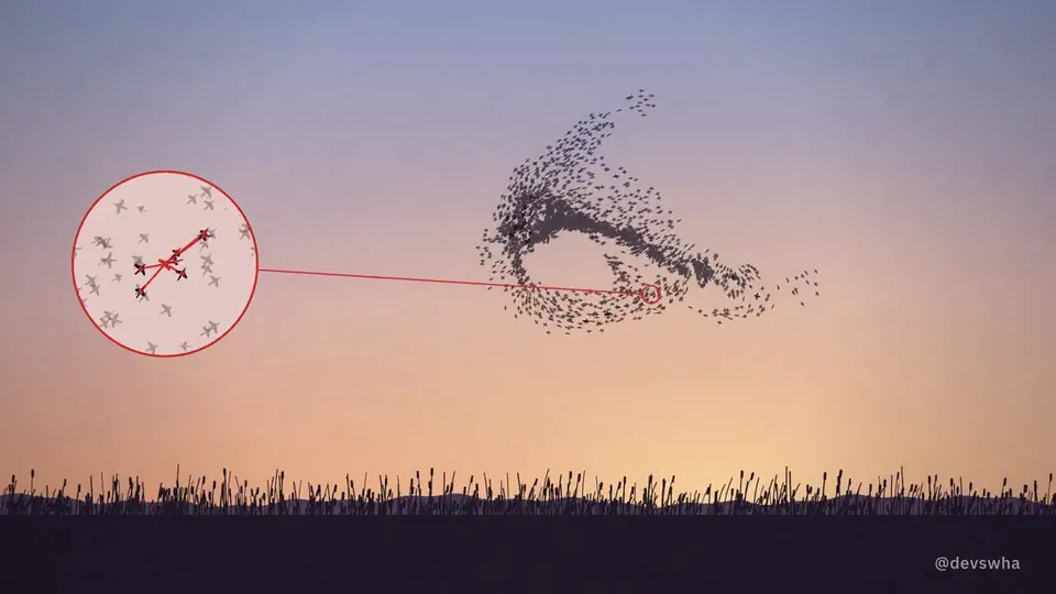 Nature Films with Swarm Particles, Original video