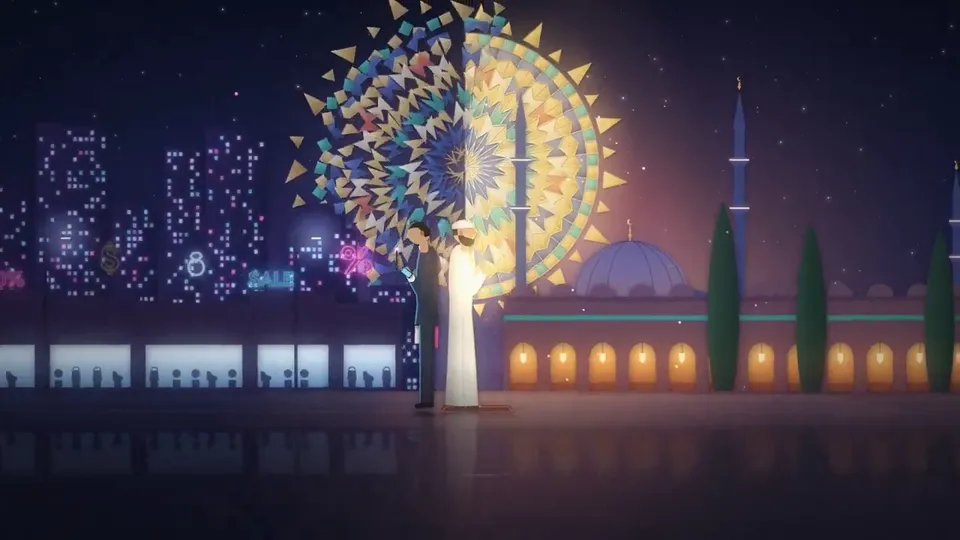 Night City Light Tree, Original video