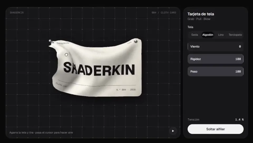 Single-Shot Cloth Card Animation, Original video