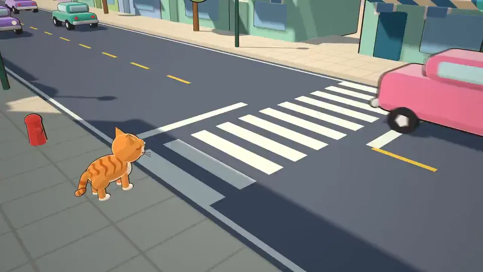 Cartoon Neighborhood Crossing Story, Original video