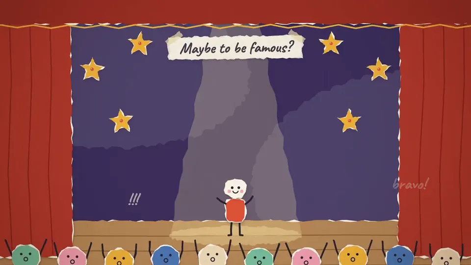 Paper-Cut Friends Story, Original video