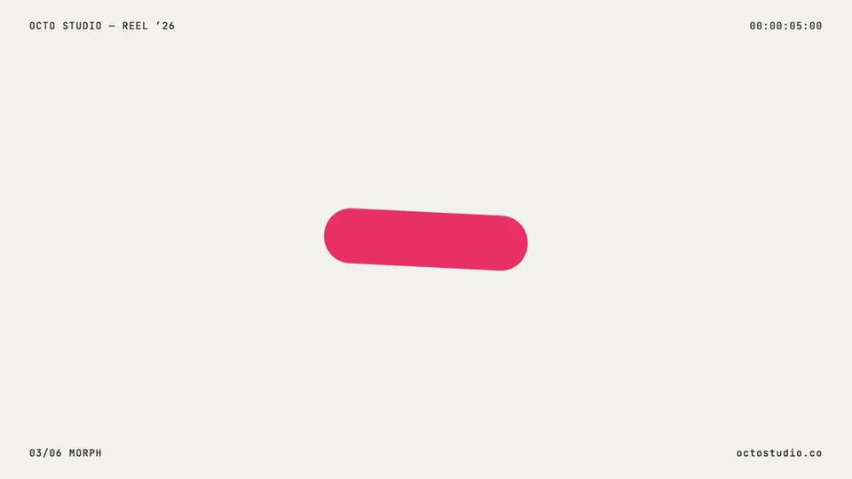 Pink Kinetic Type Reel, Original video