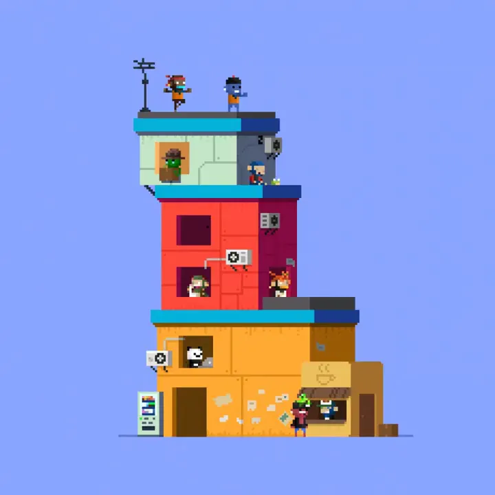 Pixel Apartment Block Vignettes, Original video