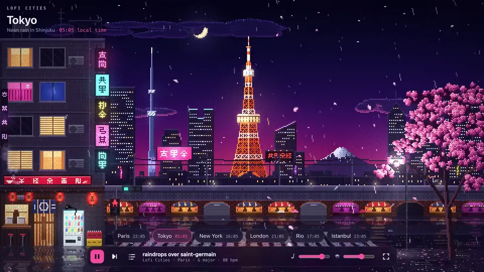 Pixel Art City Radio, Original video